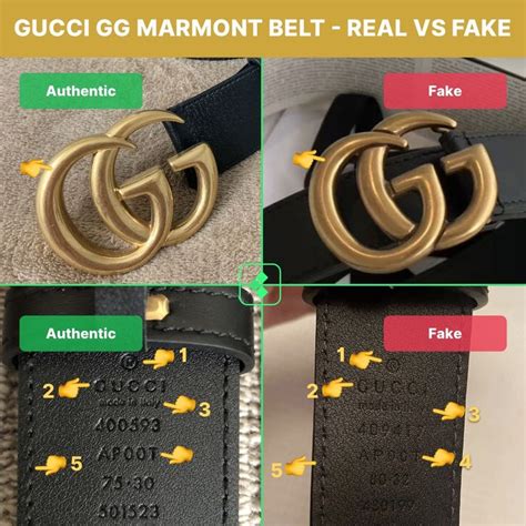 how to determine fake gucci belt from real|gucci marmont belt identification.